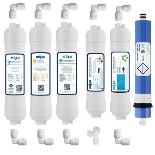 Kapalı Kasa Su Arıtma Cihazı 10lu Filtresi Standart Membran Set