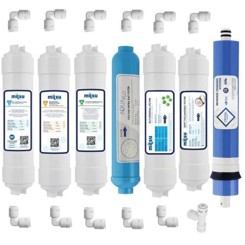 Kapalı Kasa Su Arıtma Cihazı 11li Filtresi Standart Membran Set