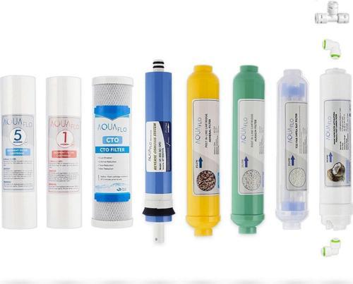 Açık Kasa Su Arıtma Cihazı 8li Filtresi AquaFlo Membran Set