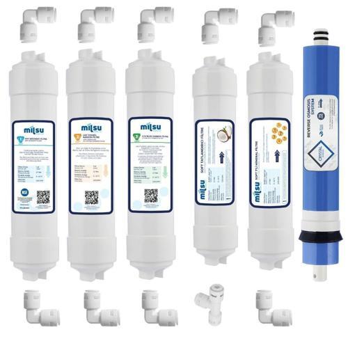 Kapalı Kasa Su Arıtma Cihazı Multi Mineral 6lı Filtresi Standart Membran Set
