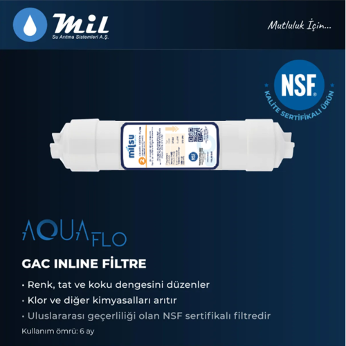 Kapalı Kasa Cihazlar İçin 2. Aşama 12″ GAC Ön Filtre