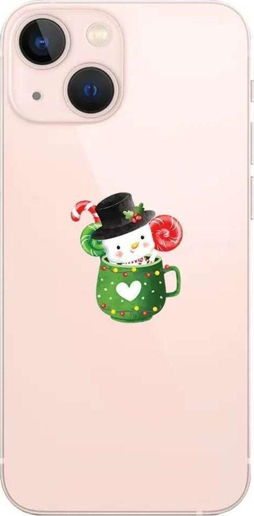 İphone 13 Mini Seffaf Telefon Kılıfı - A Cup Of Xmas