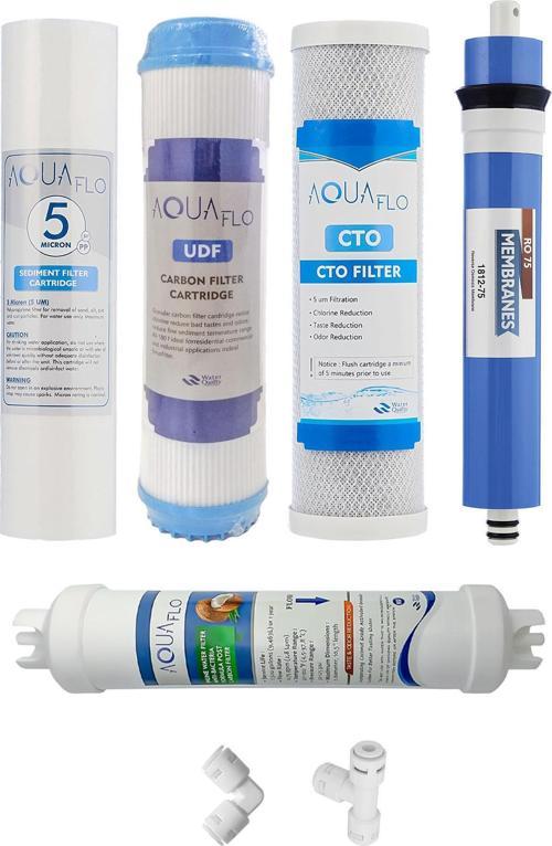 Açık Kasa Su Arıtma Cihazı 5li Filtresi Gaclı Standart Membran Set