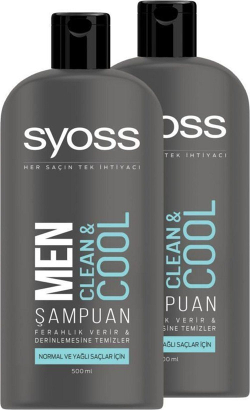 Men Clean & Cool Şampuan 550 Ml X 2 Adet