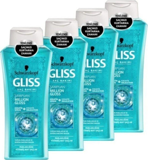 Million Gloss Şampuan 400 Ml X 4 Adet