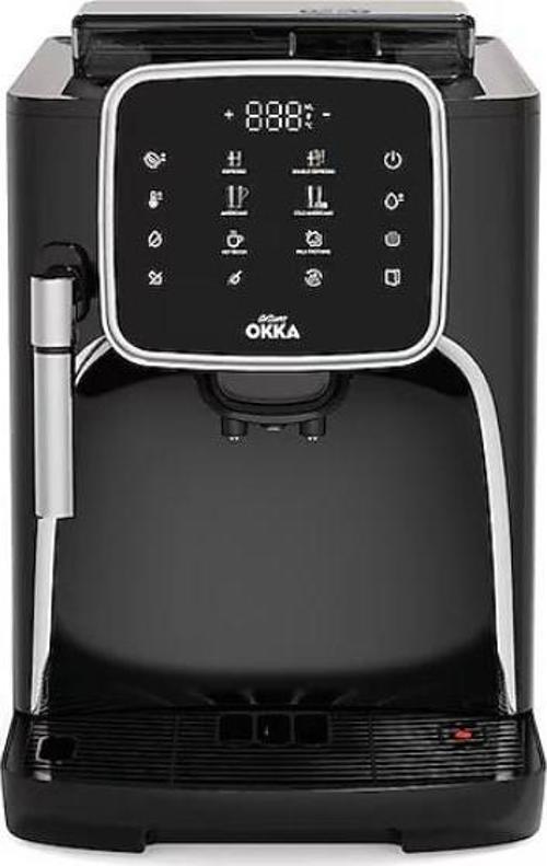 Okka Espresso Pro Tam Otomatik Espresso Makinesi - Krom
