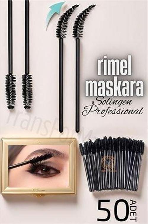 Rimel Maskara Fırçası Esnek 50 ADET Solingen