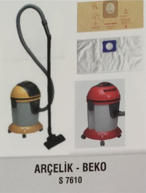 -Beko Uyumlu Kağıt Süpürge Torbası