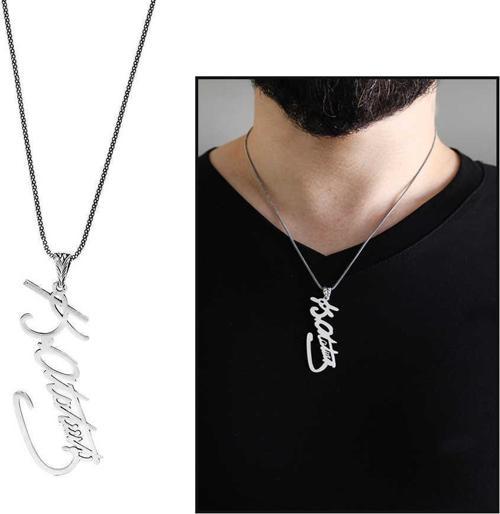 Atatürk imzalı Lazer Kesim 925 Ayar Gümüş Kolye