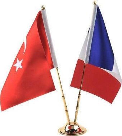 Gold Çiftli Devlet Masa Bayrağı