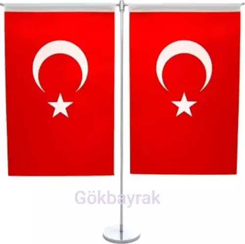 T- Tipi Türk Masa Bayrağı (15'lik)
