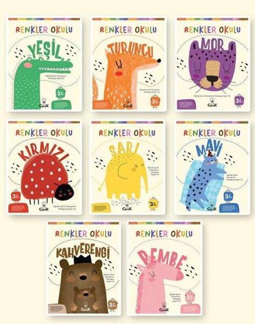 Renkler Okulu Serisi Seti - 8 Kitap Takım