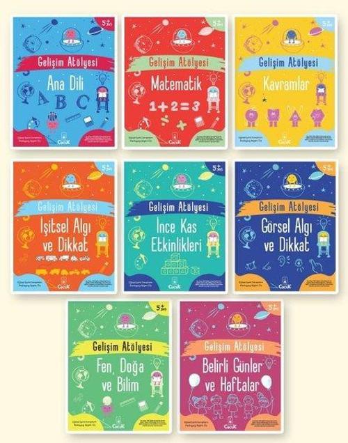 Gelişim Atölyesi Serisi Seti - 8 Kitap Takım