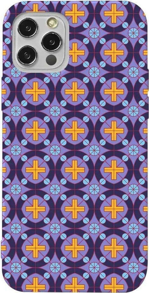iPhone 13 Pro Lila Renkli Silikon Telefon Kılıfı - Ottomans Tiles
