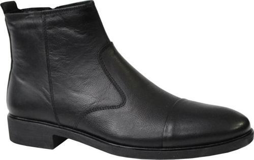 0412 Siyah Hakiki Deri Erkek Ayakkabı Bot