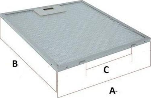 Franke-Arçelik Uyumlu 25,3x30cm Davlumbaz Filtre Seti 2'li