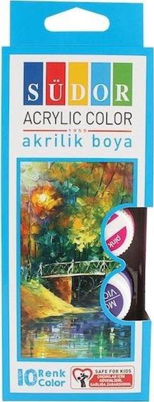 AKRILIK BOYA SET 10X15 ML SD122
