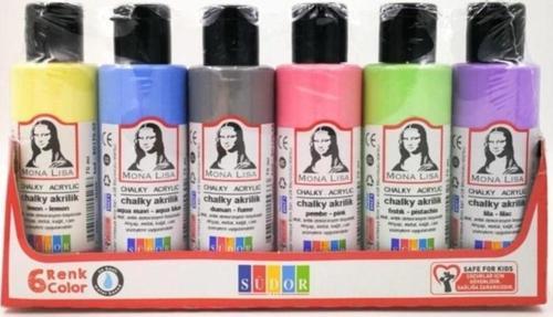 AKRILIK BOYA 70ML CHALKY 6LI SD1006C