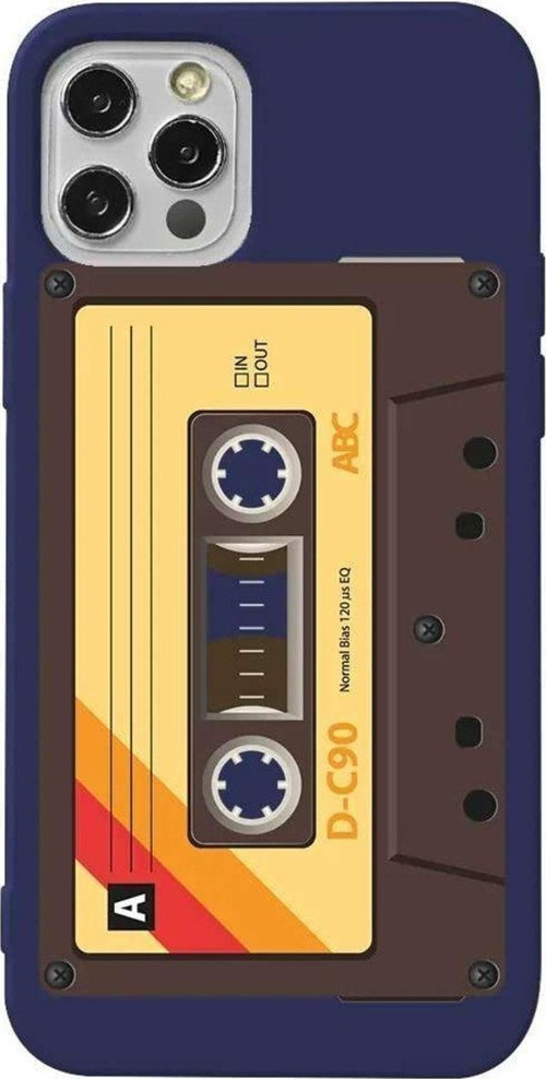 İphone 13 Pro Max Lacivert Renkli Silikon Telefon Kılıfı - Awesome Kaset