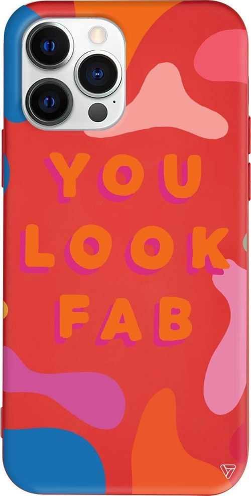 İphone 13 Pro Max Kirmizi Renkli Silikon Telefon Kılıfı - You Look Fab
