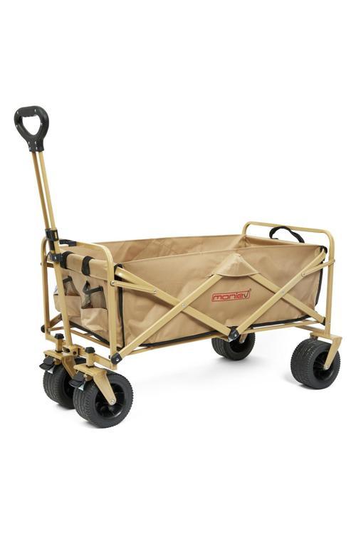 Kamp Arabası Katlanır Taşıma Arabası Büyük Boy Vagon Alışveriş El Arabası Frenli ve Geniş Tekerlekli