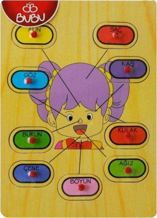 Ahşap Puzzle Yüz 30x21,5x0,8 Cm