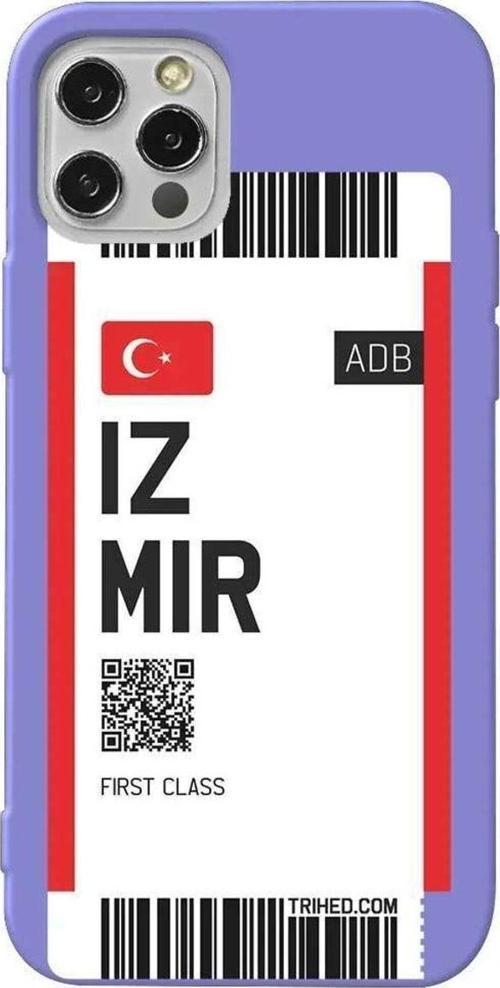 İphone 13 Pro Max Lila Renkli Silikon Telefon Kılıfı - Izmir Bileti