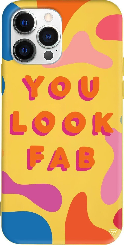 İphone 13 Pro Max Sari Renkli Silikon Telefon Kılıfı - You Look Fab