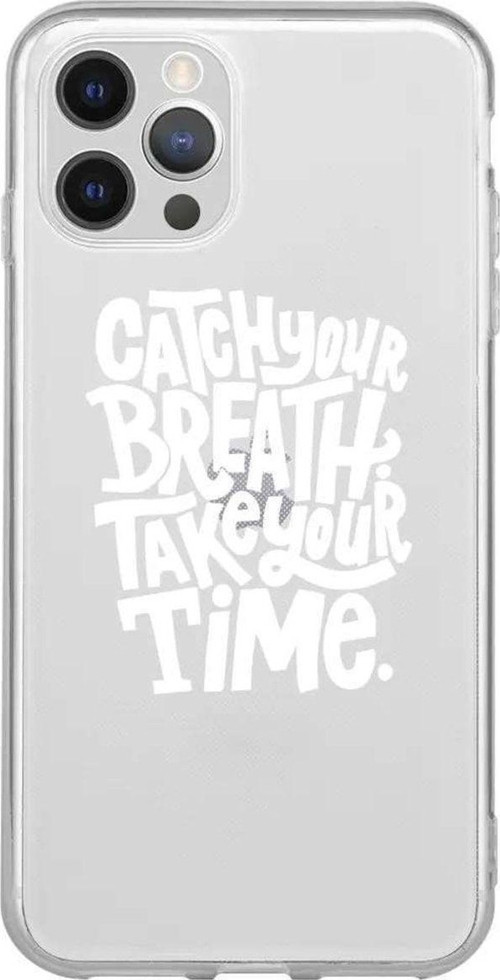 İphone 13 Pro Max Seffaf Telefon Kılıfı - Catch Your Breath