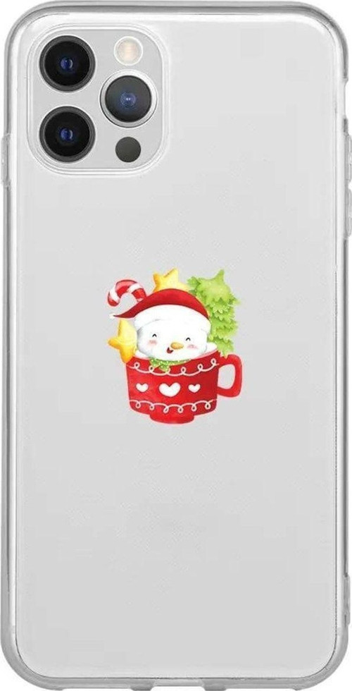 İphone 13 Pro Max Seffaf Telefon Kılıfı - A Cup Of Xmas 4