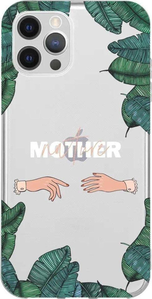 İphone 13 Pro Max Seffaf Telefon Kılıfı - Nature Mother