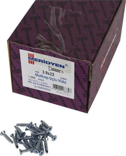Matkap Uçlu Yhb Muv 3.9x22 1000 Li Paket