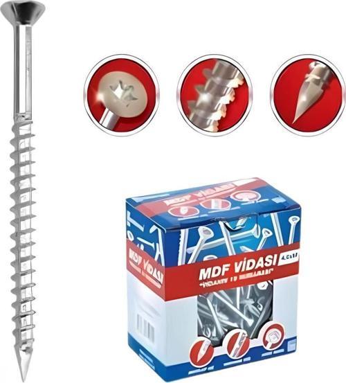Mdf Vidası 4.0x50 200 Lü Paket