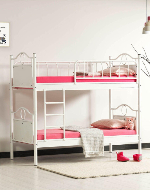 Zümrüt Genç Çocuk Odası Metal Ranza Ve Karyola 90X190 Beyaz
