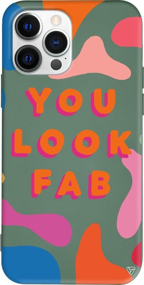 İphone 13 Pro Max Yesil Renkli Silikon Telefon Kılıfı - You Look Fab