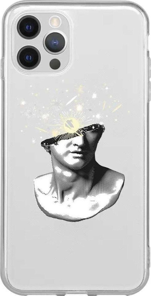 iPhone 13 Pro Seffaf Telefon Kılıfı - Cosmos In The Brain