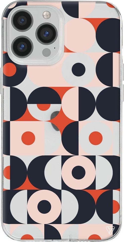 iPhone 13 Pro Seffaf Telefon Kılıfı - Abstract Desen