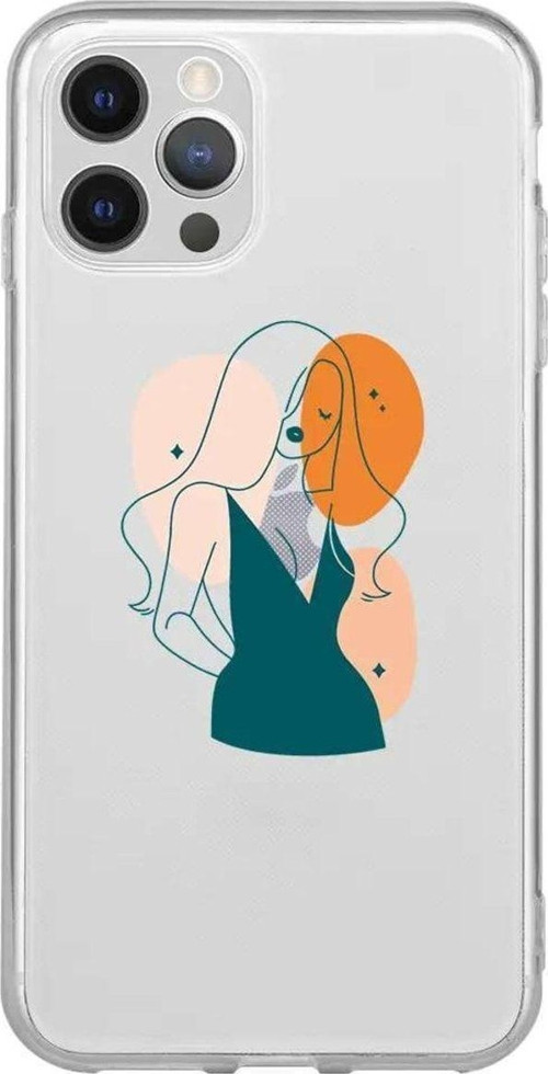 iPhone 13 Pro Seffaf Telefon Kılıfı - Elena