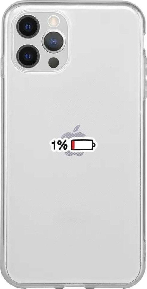 iPhone 13 Pro Seffaf Telefon Kılıfı - Low Charge