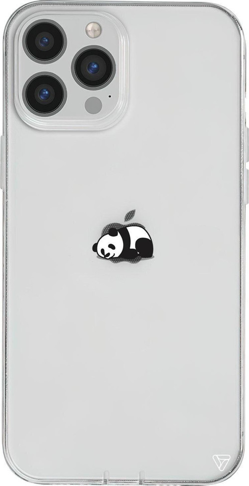 iPhone 13 Pro Seffaf Telefon Kılıfı - Miskin Panda