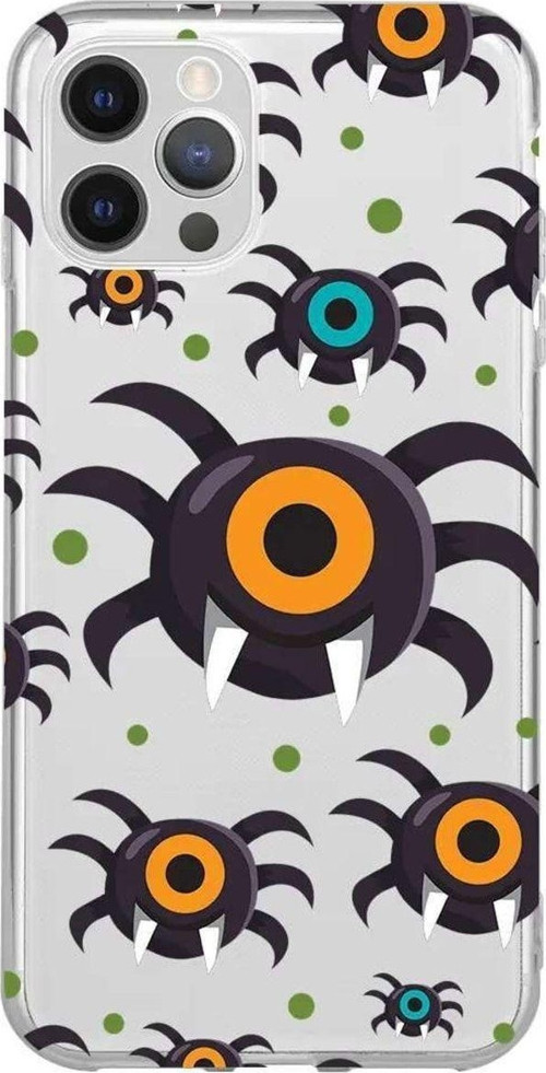 iPhone 13 Pro Seffaf Telefon Kılıfı - Monster Eye