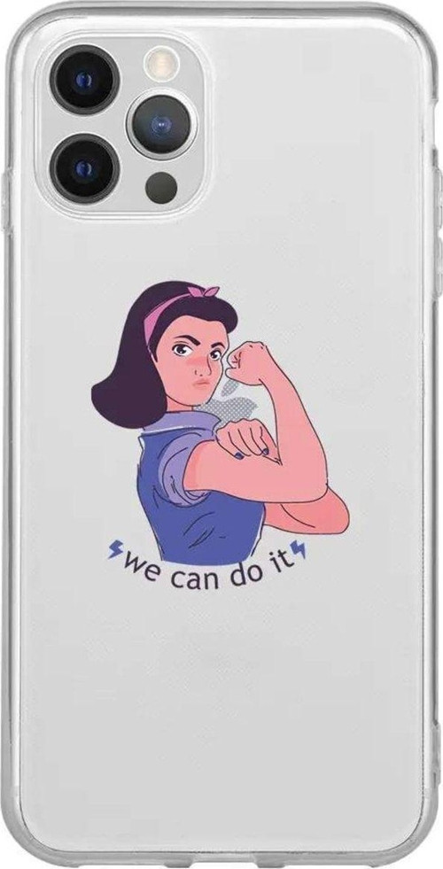 İphone 13 Pro Max Seffaf Telefon Kılıfı - We Can Do It! 3