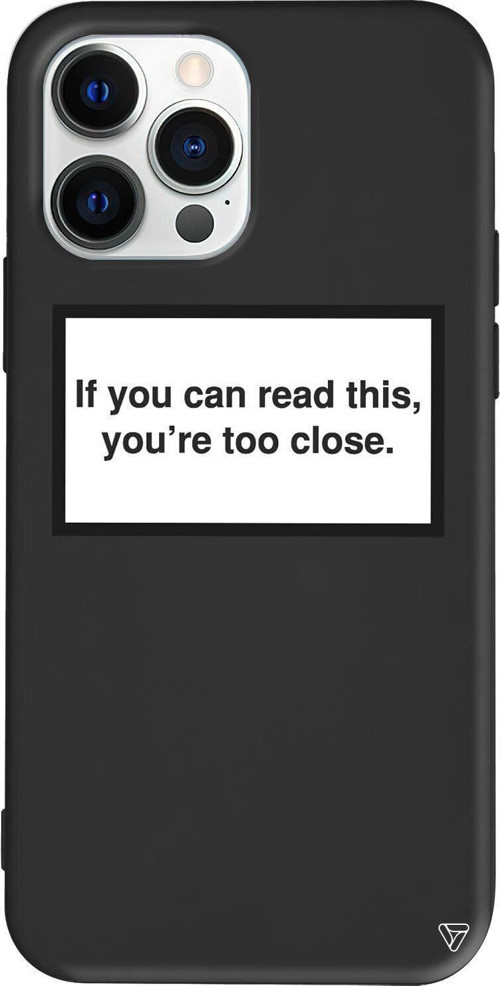 iPhone 13 Pro Siyah Renkli Silikon Telefon Kılıfı - Too Close