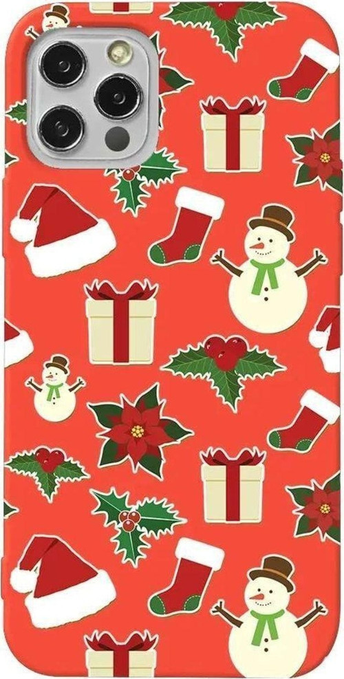 iPhone 13 Pro Turuncu Renkli Silikon Telefon Kılıfı - Just Xmas