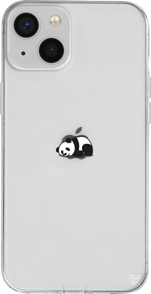 iPhone 13 Seffaf Telefon Kılıfı - Miskin Panda
