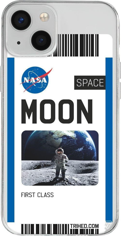 iPhone 13 Seffaf Telefon Kılıfı - Moon Bileti