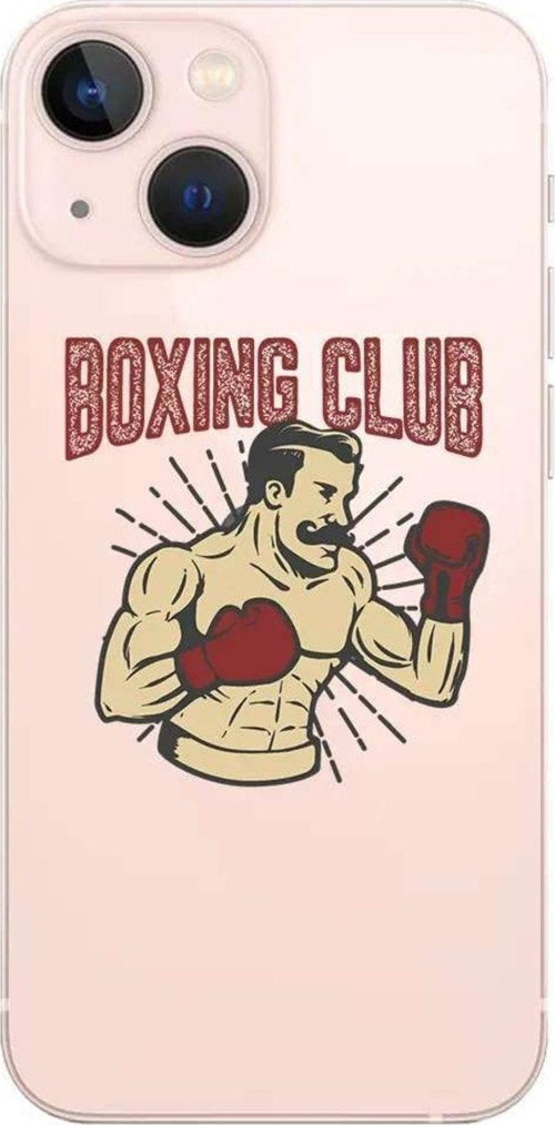 iPhone 13 Seffaf Telefon Kılıfı - Boxing Club