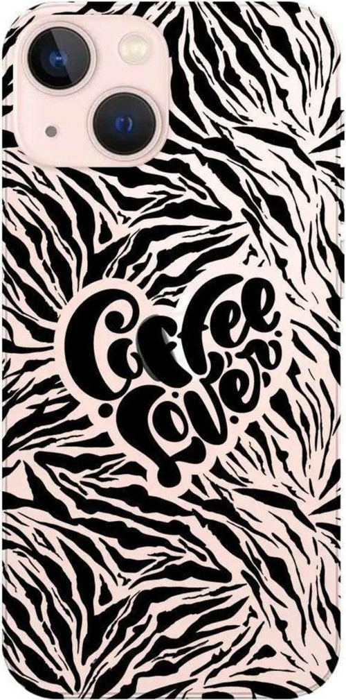 iPhone 13 Seffaf Telefon Kılıfı - Coffee Lover