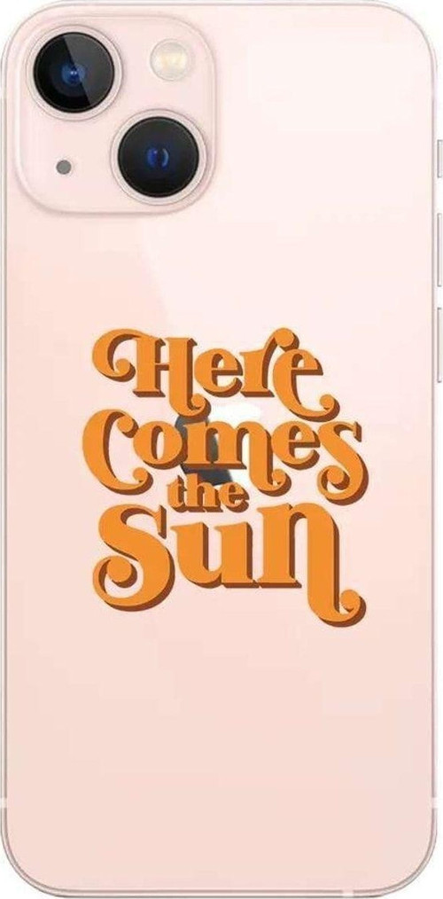 iPhone 13 Seffaf Telefon Kılıfı - Comes The Sun