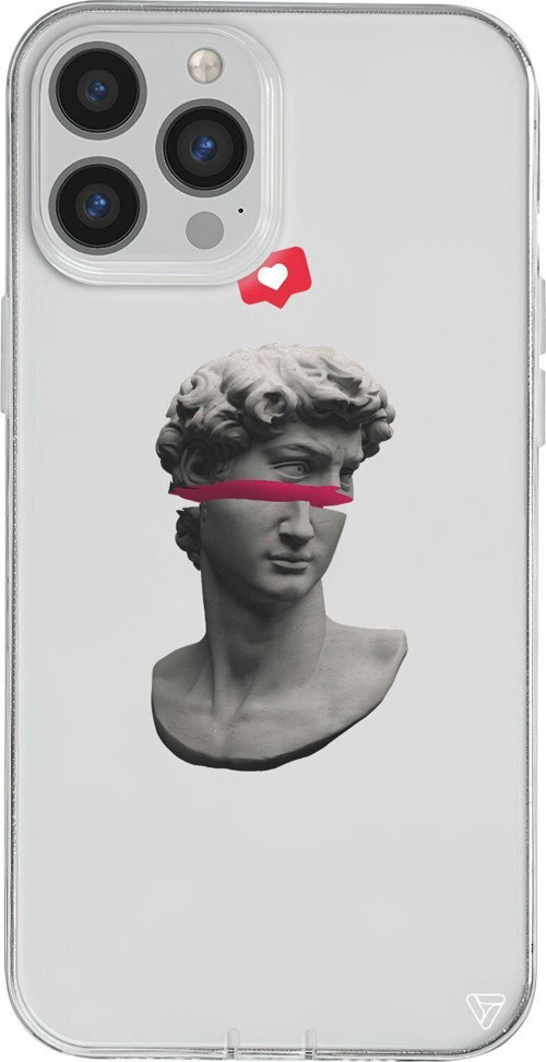 iPhone 13 Pro Seffaf Telefon Kılıfı - David Need Like